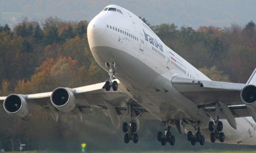 Boeing 747-200 von Iran Air: Ein Jumbo-Jet soll Sanktionen unterlaufen haben.