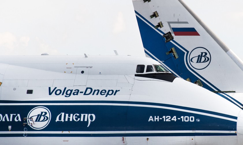 Antonov An-124 von Volga-Dnepr am Flughafen Leipzig/Halle: Wartungstochter Amtes vor dem Aus.