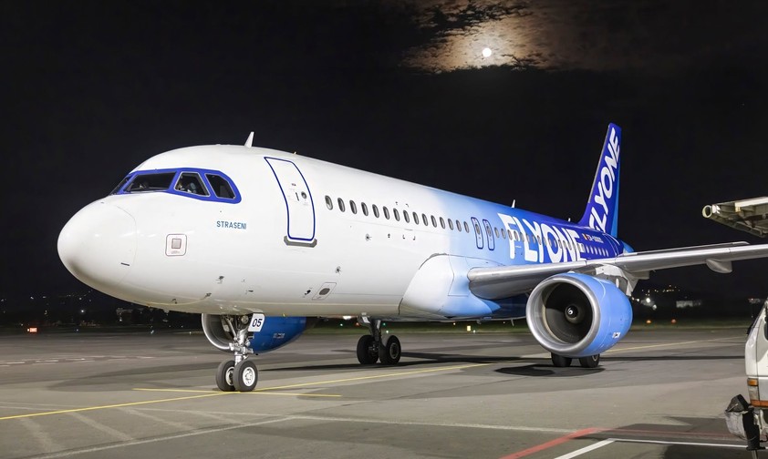 Flugzeug von Fly One: Die Airline fliegt mit Airbus A320 und A321.