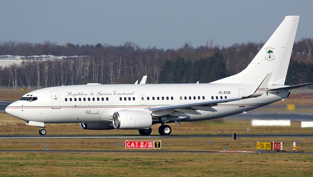 Rang 11: Teodoro Obiang Nguema Mbasogo, Äquatorialguinea. Boeing 737.