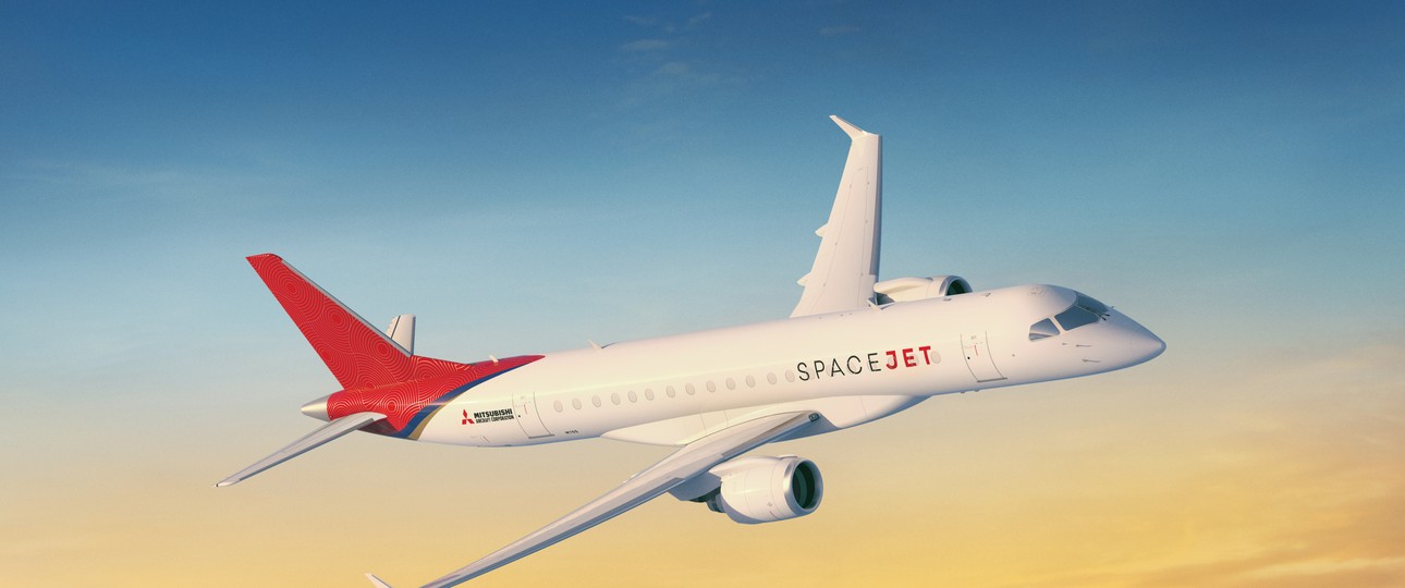 Aus Regional Jet wird Spacejet: Mitsubishi benennt seine Flieger um.