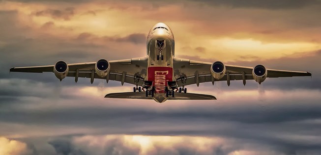Airbus A380 von Emirates.