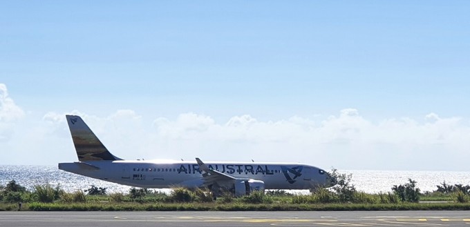 Am 12. und 13. August 2021 landeten die drei Flieger erstmals auf La Réunion.
