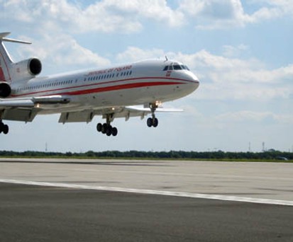 Eine Tu-154 der polnischen Regierung. Noch heute haben viele Staaten das Flugzeug als Präsidentenjet im Einsatz.