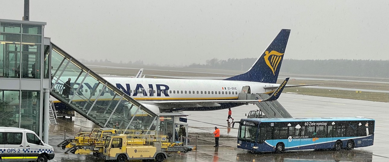 Boeing 737 von Ryanair in Nürnberg: Bald wieder öfter in Mittelfranken zu sehen.