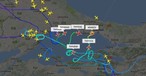 Warteschleifen über Istanbul: Nach dem Unfall ist am Himmel der Stadt viel los.