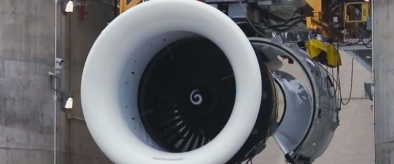 GE9X beim ersten Test: Die Triebwerke müssen leicht geändert werden.