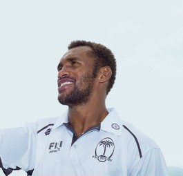Rugby-Spieler der Mannschaft von Fidschi: Die Nationalairline Fidji Airways stieg auf neue Höhen.