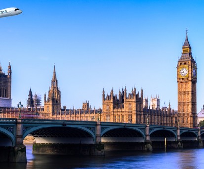 London und New York sind die ersten beiden Nonstopziele von Qantas ab Sydney und Melbourne.