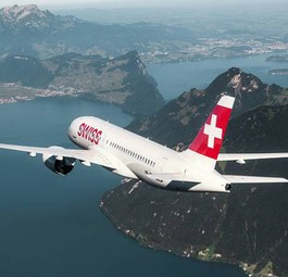 Airbus A220 von Swiss: Fliegt derzeit in Südamerika.