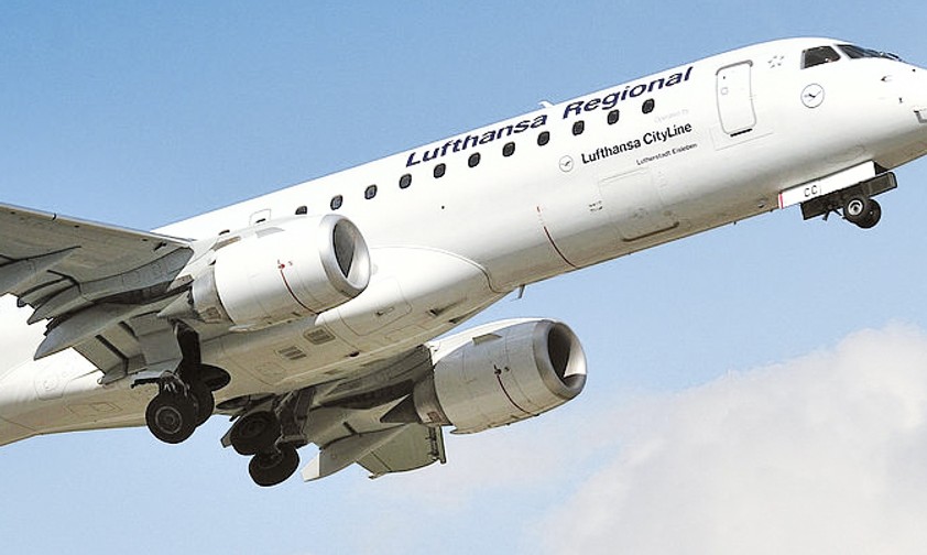 Embraer E190 von Lufthansa Cityline: Ausweichmanöver nach vier Sekunden.