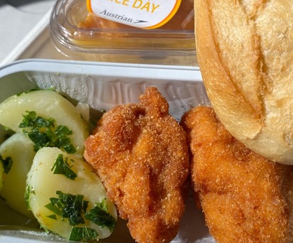 Essen an Bord eines Austrian-Airlines-Fluges: Seltener gratis.