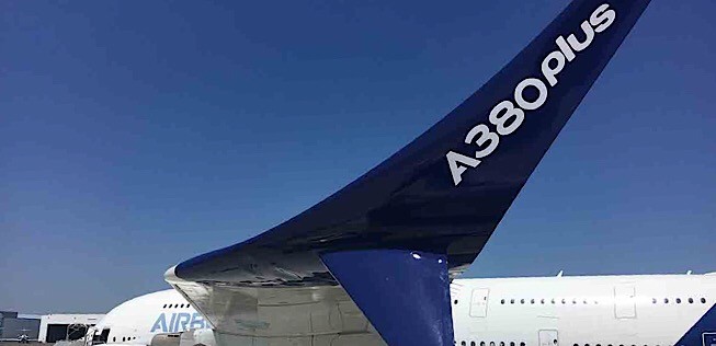 Die neuen Winglets des A380 Plus sind insgesamt 4,7 Meter hoch.