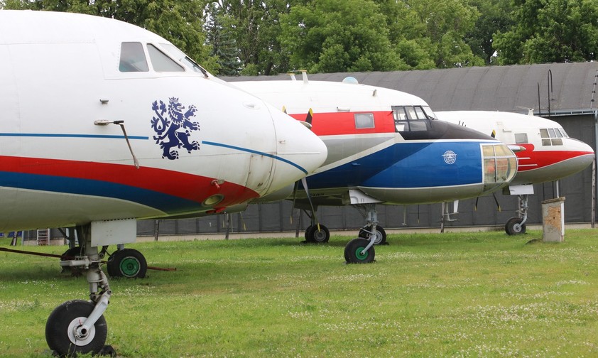 Flugzeugmuseum in Kbley: Russische Flugzeuge sind sehr stark vertreten.