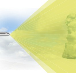 Der Radar erfasst die Wetterlage dreidimensional.