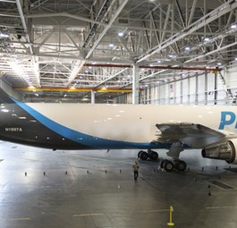 Amazon präsentiert die erste eigene Boeing 767