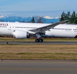 Die Boeing 787-9 von außen: Vistara hat sechs Exemplare bestellt.