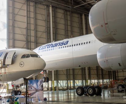 airbus a340 600 lufthansa lufthansa technik malta