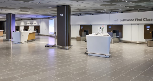 lufthansa fra premium checkin