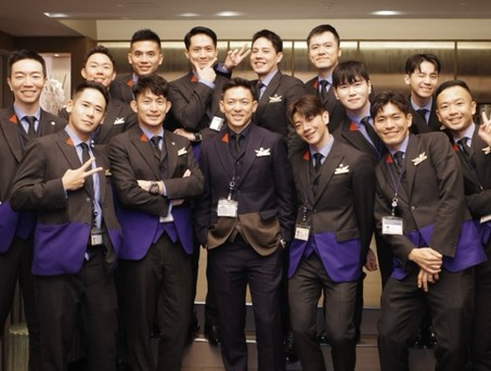 Flugbegleiter von China Airlines: Mitte November flog die erste rein männliche Crew nach New York.