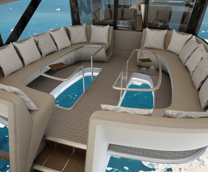 Ausblick zu allen Seiten: So soll die Luxuskabine der Airlander 10 aussehen.