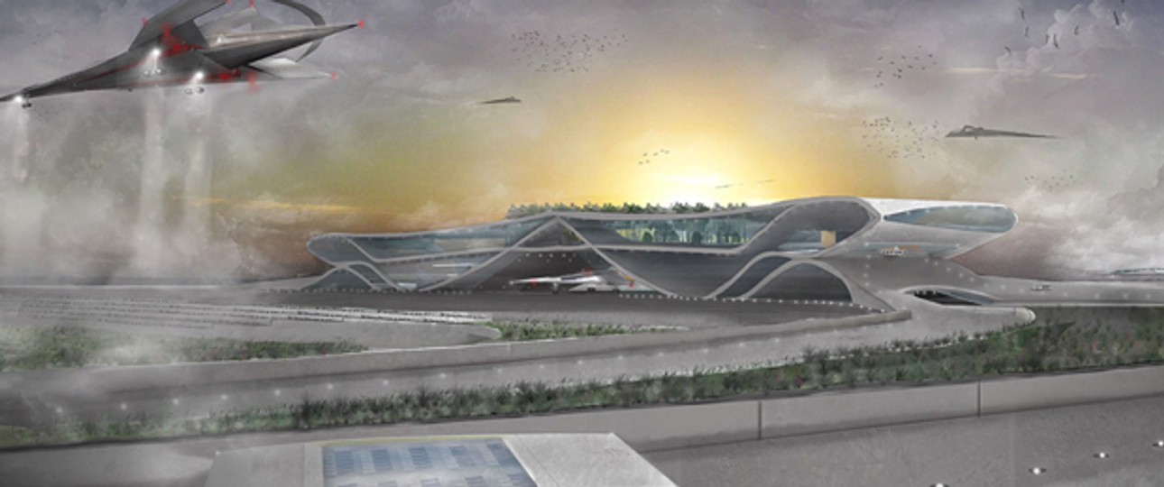 Der LDN Delta Airport wird auf vorfabrizierten Inseln im Themesedelta gebaut. Gestartet wird nur senkrecht. Erster Rang von Oliver Andrew.