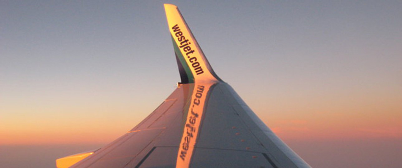 Tragfläche eines Fliegers von Westjet: Bald eine Schwestergesellschaft?