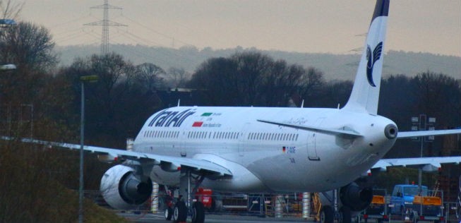 Airbus A321 für Iran Air in Hamburg Finkenwerder: