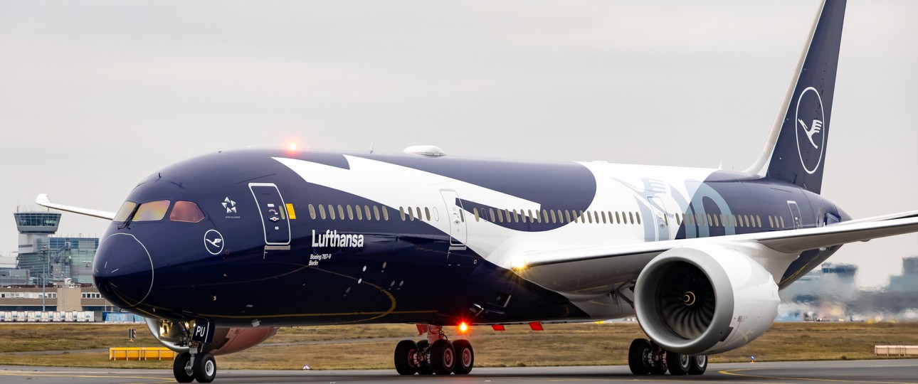 Sonderlackierung: Nächstes Jahr feiert die Lufthansa das 100. Jubiläum.