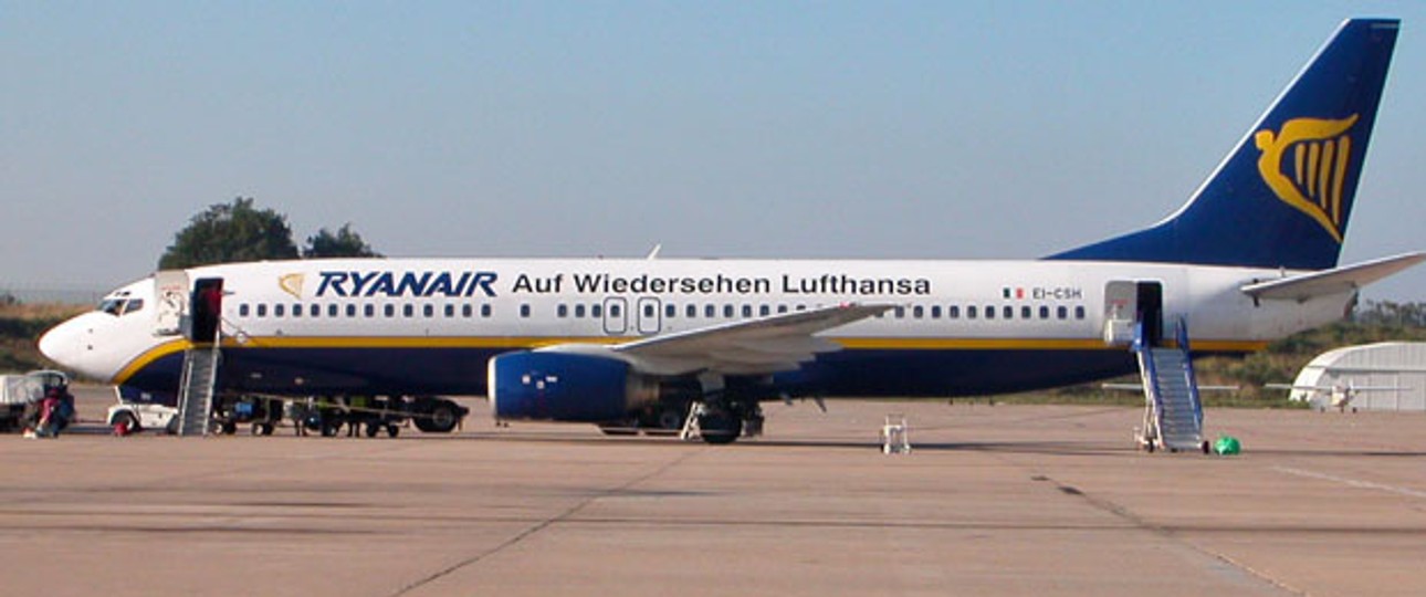 Boeing 737 von Ryanair: Die Iren sehen sich als potenziellen Partner von Lufthansa.