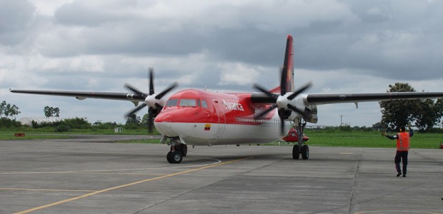 Außer Betrieb: Alle Fokker 50 von Avianca bleiben am Boden.