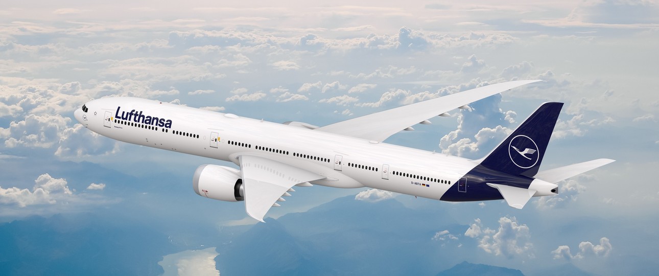 Visualisierung einer Boeing 777-9 von Lufthansa: Will der Konzern mehr?