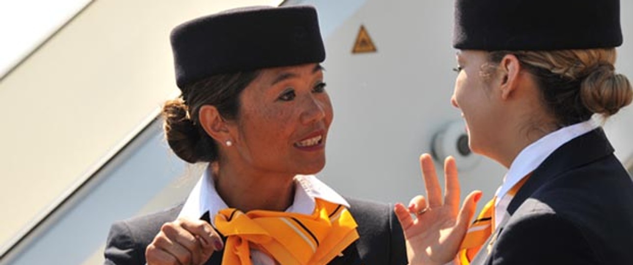 Flugbegleiterinnen der Lufthansa: Heißt die neue Konzerntochter Worldwings?