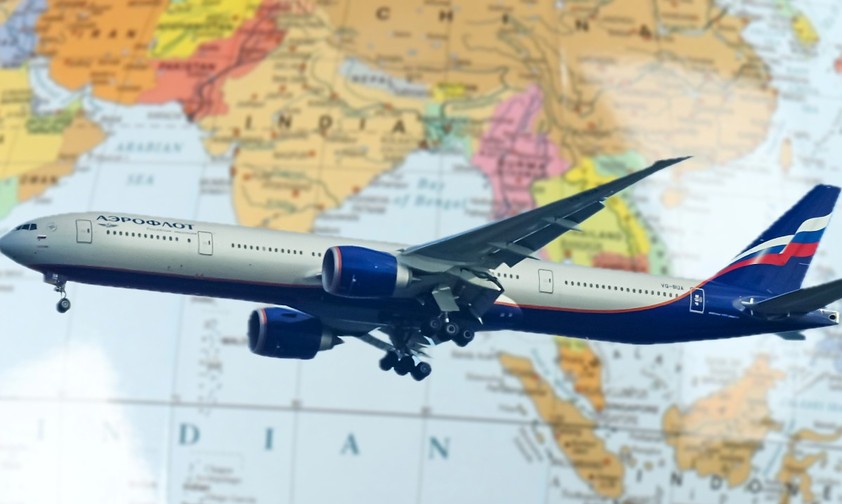 aeroflot boeing 777 globus