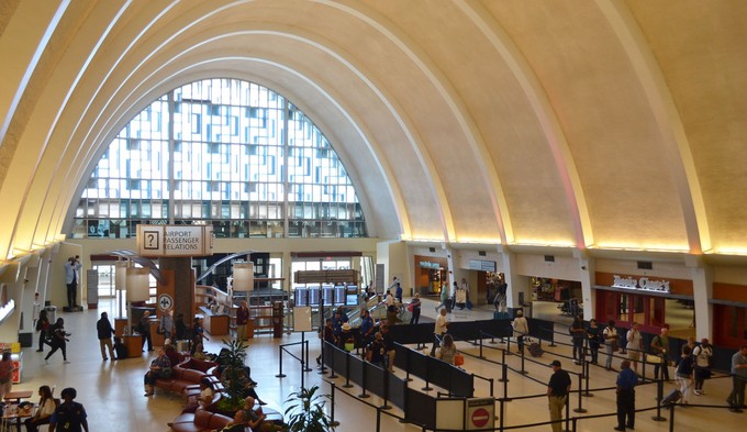 So sah es bisher im New Orleans International Airport aus: Amerikanische Klassik.