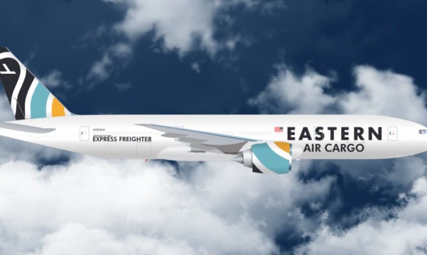 Boeing-777-Umbaufrachter von Eastern Airlines: So soll er aussehen.