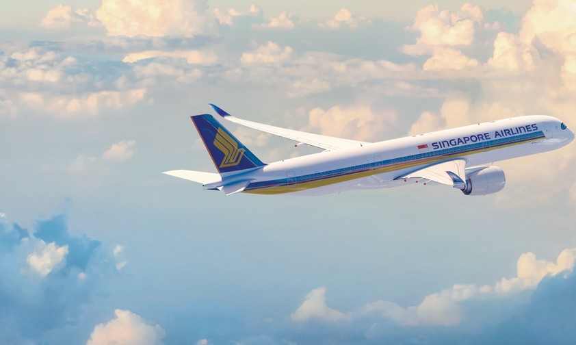 Airbus A350 von Singapore Airlines: Die Fluggesellschaft inspiziert die Triebwerke.