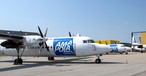 Fokker 50 von Amapola Flyg: Die Schweden setzten ganz auf das Flugzeugmodell.