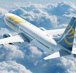Boeing 737 Max 9 von Primera Air: Kommenden Sommer in Berlin zu sehen.
