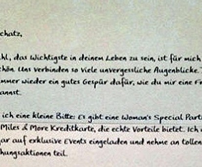 Lufthansa (2012): Ein wohl als Parodie gemeinter Brief einer Frau an ihren Mann wurde rasch als sexistisch und dumm taxiert. Die Kampagne wurde gestoppt.