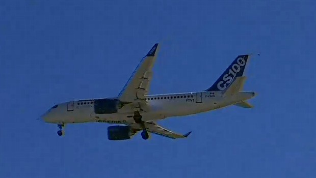 C-Series in der Luft: Das Publikum jubelte begeistert.