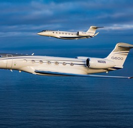 Platz 2 teilen sich gleich sechs Jets: von Gulfstream G700, G650ER, G600 und G500 (im Bild) sowie von Bombardier Global 8000 und Global 7500. Alle erreichen einen MOM von 0.925.