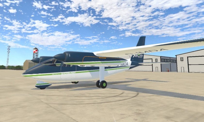 Eine Animation der MDA 1 aus Niedersachsen: Das Flugzeug soll ab 2029 in die Serienproduktion gehen.