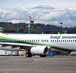 Flieger von Iraqi Airways: Vorläufig sieht man sie nicht mehr in Europa.