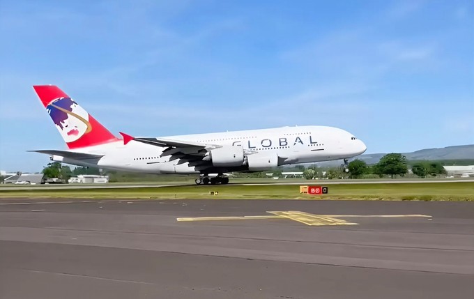 Die 9H-GLOBL hebt ab: Der erste FLug von Global Airlines