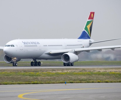 Airbus A330 von South African Airways: Nach Neustart deutlich kleiner.