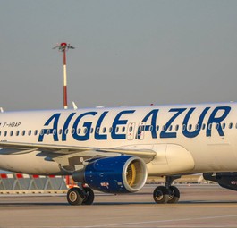 Airbus A320 von Aigle Azur: Hebt nicht mehr ab.