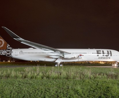 Airbus A350-900 für Fiji Airways: Noch fehlen die Triebwerke.