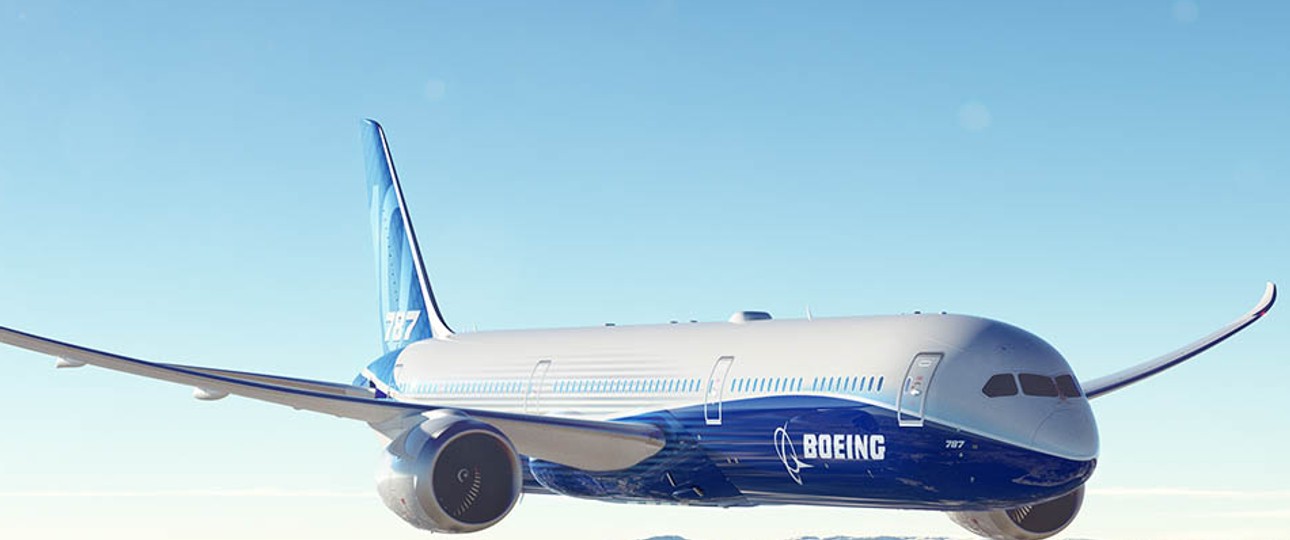 So sieht die neue firmeneigene Bemalung von Boeing aus.