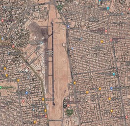 Der Fughafen von Khartoum: Rund herum sind Häuser, es bleibt kaum Platz zum Ausbau.